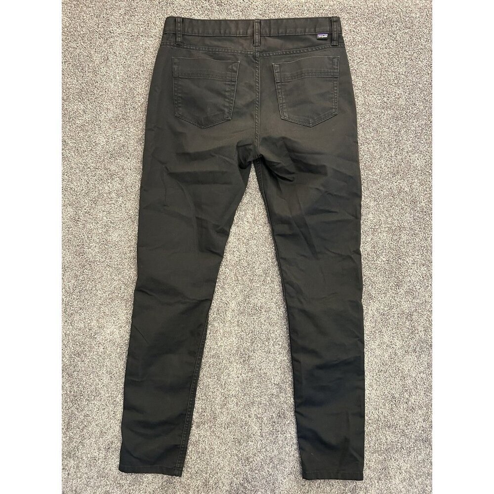 Patagonia Women's Black Jeans Size 8 Mid Rise 5-Pockets 30.5" Inseam Logo GUC - Picture 9 of 16